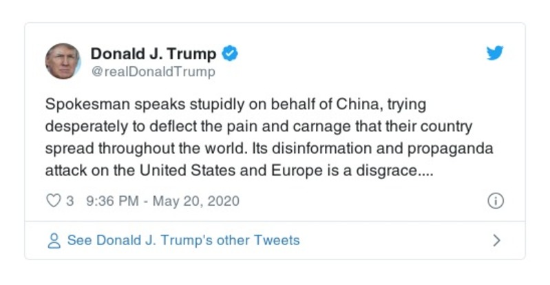 Post preview from Donald Trump