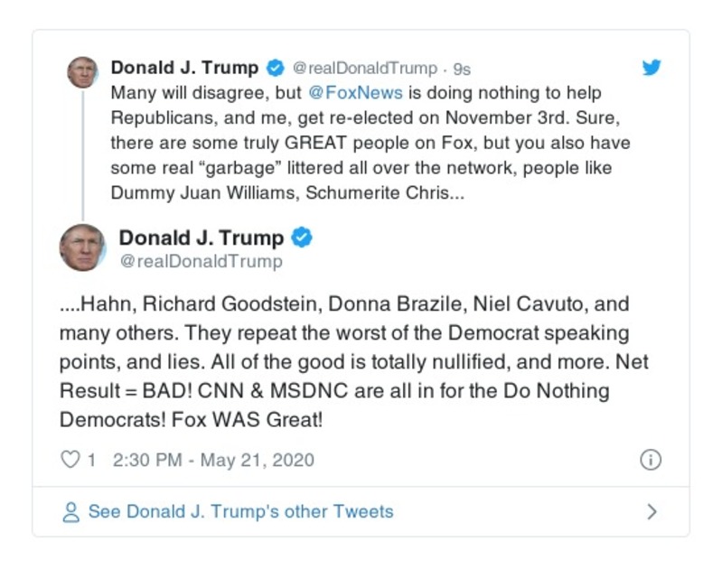 Post preview from Donald Trump