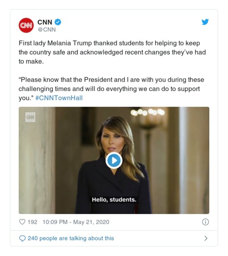 Post preview from Donald Trump