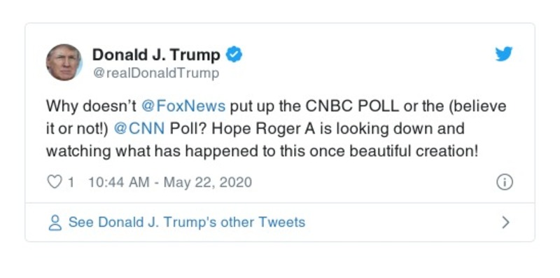 Post preview from Donald Trump