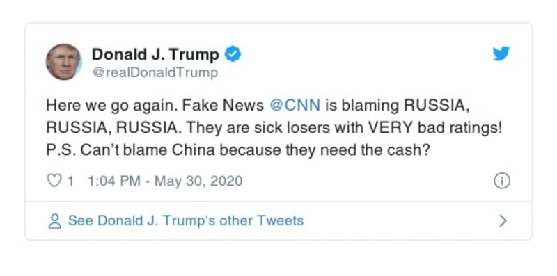 Post preview from Donald Trump