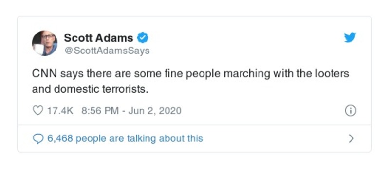 Post preview from Donald Trump