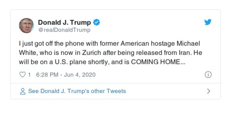 Post preview from Donald Trump