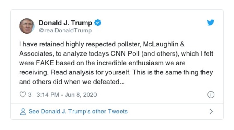 Post preview from Donald Trump