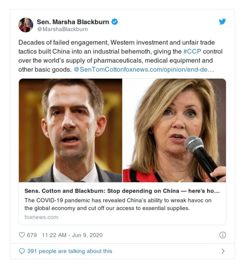 Post preview from Donald Trump