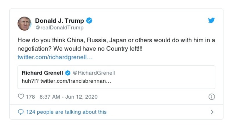 Post preview from Donald Trump