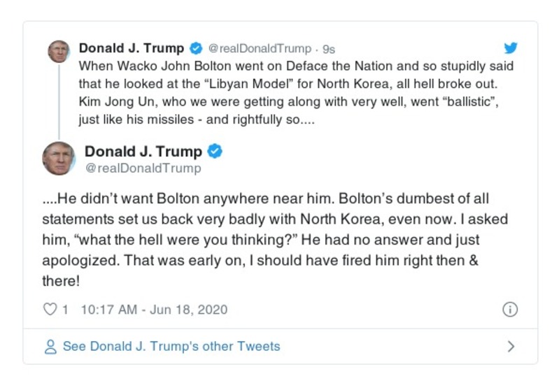 Post preview from Donald Trump