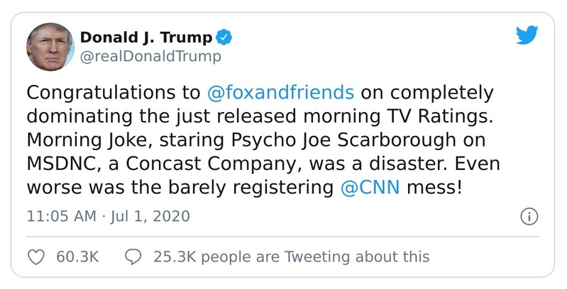 Post preview from Donald Trump