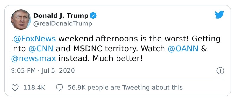 Post preview from Donald Trump