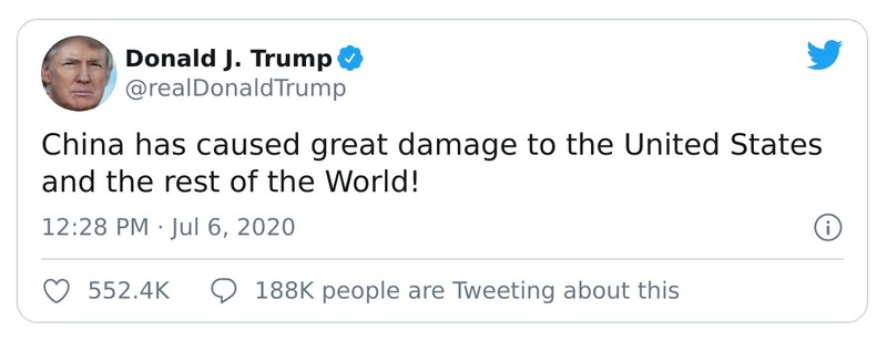 Post preview from Donald Trump