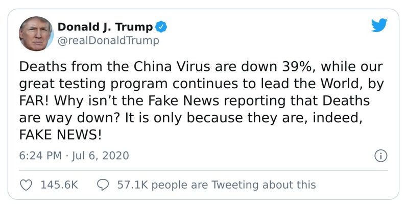 Post preview from Donald Trump