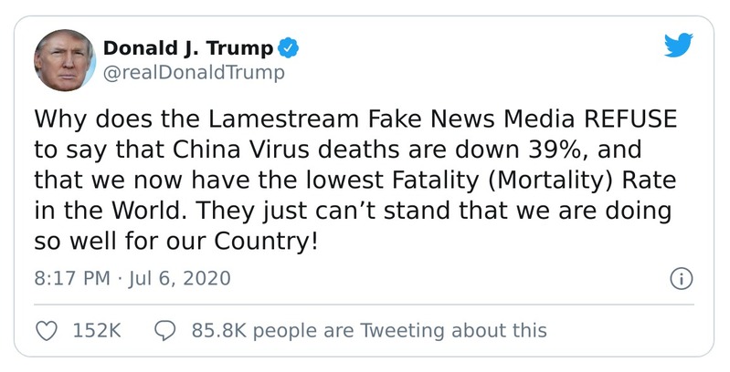 Post preview from Donald Trump