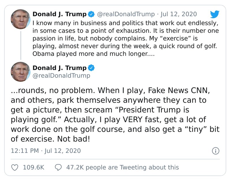 Post preview from Donald Trump