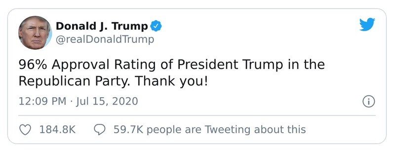 Post preview from Donald Trump