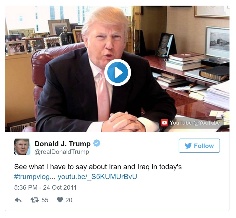 Post preview from Donald Trump