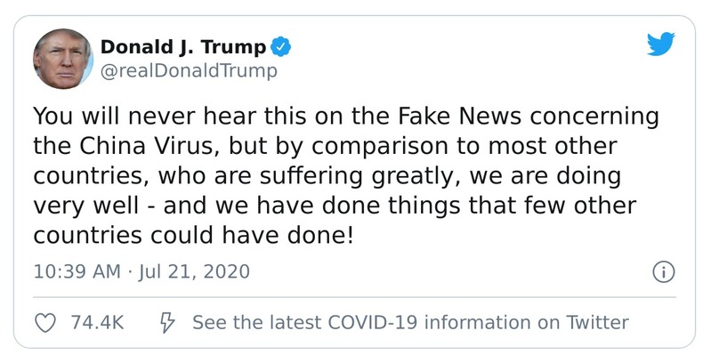 Post preview from Donald Trump