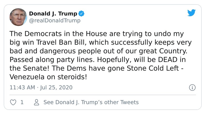 Post preview from Donald Trump