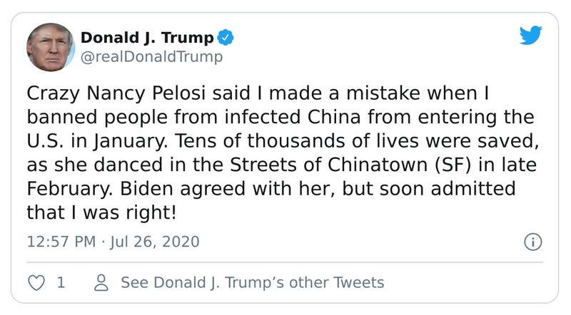 Post preview from Donald Trump