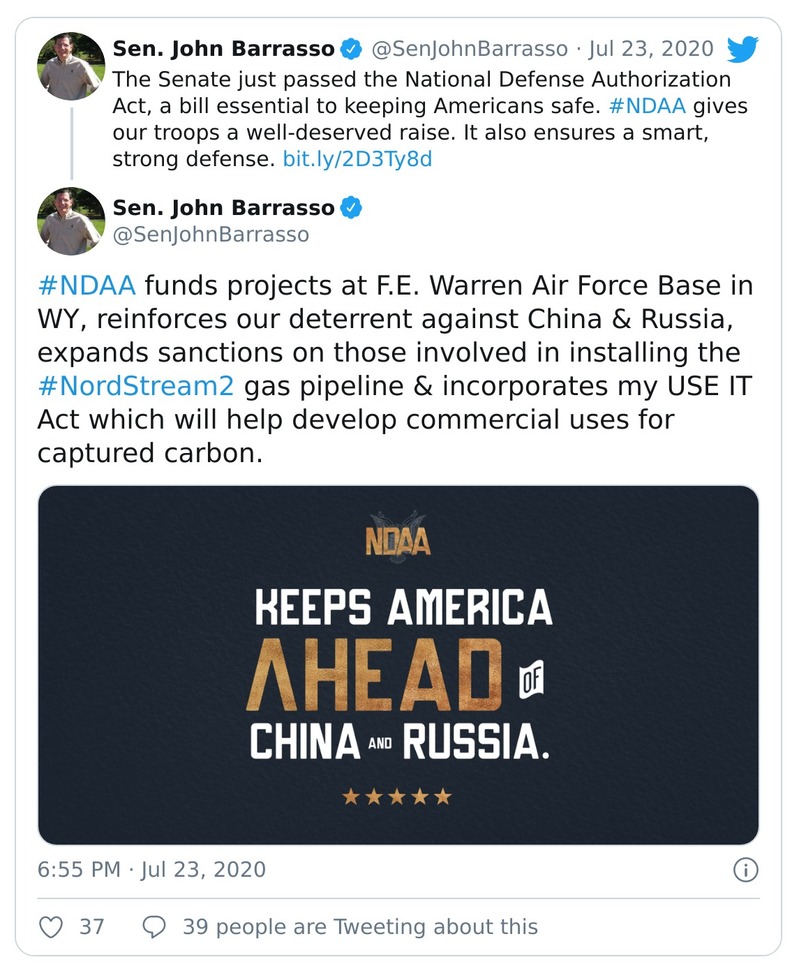 Post preview from Donald Trump