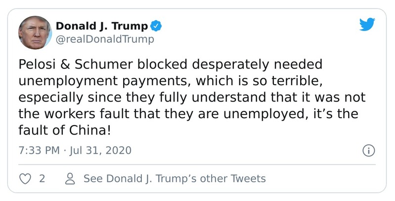 Post preview from Donald Trump