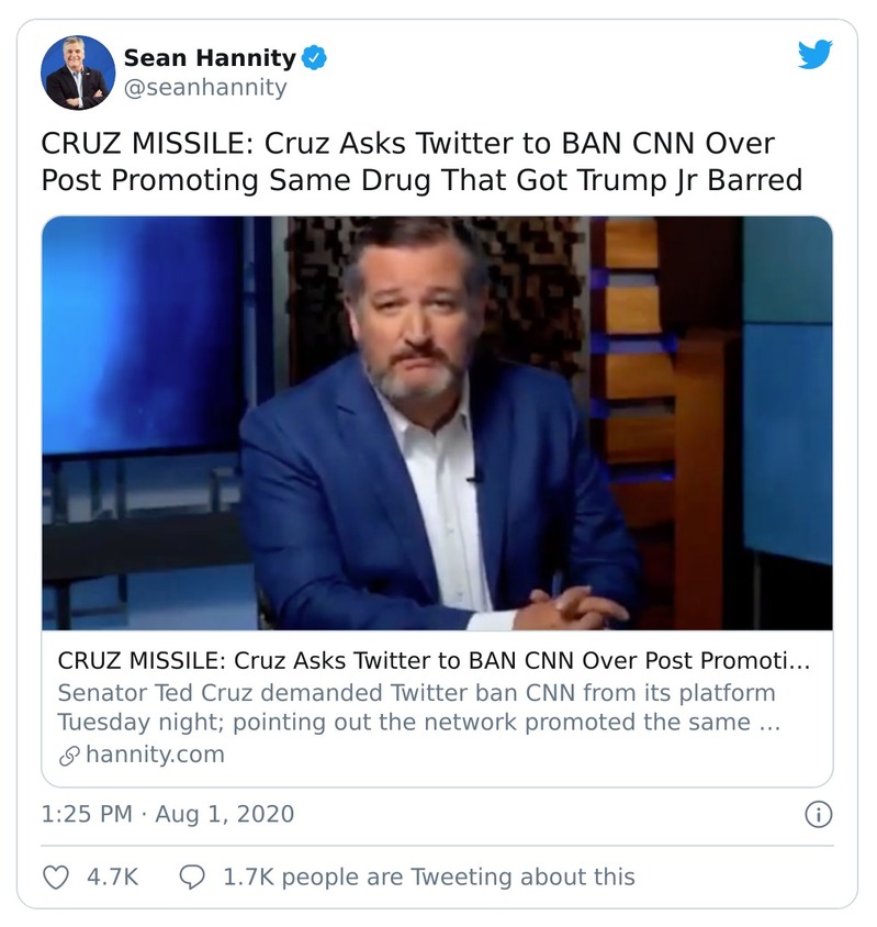 Post preview from Donald Trump