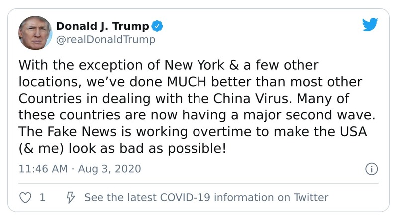 Post preview from Donald Trump