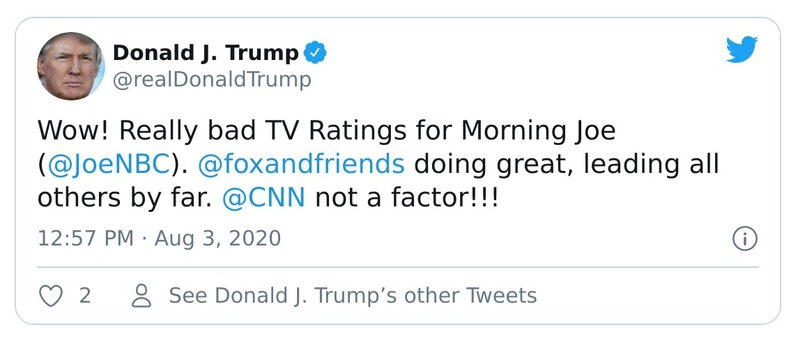 Post preview from Donald Trump