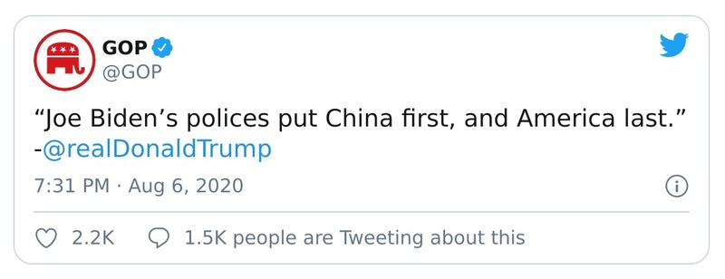 Post preview from Donald Trump