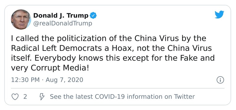 Post preview from Donald Trump