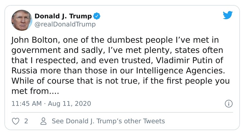 Post preview from Donald Trump