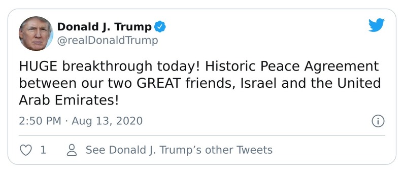 Post preview from Donald Trump