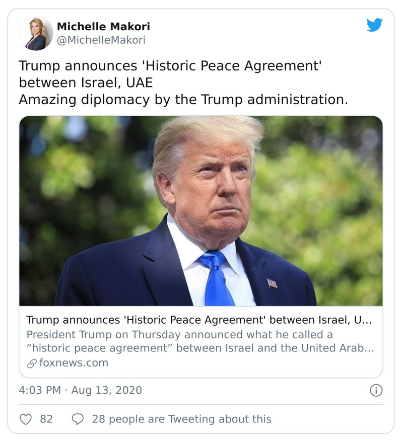 Post preview from Donald Trump