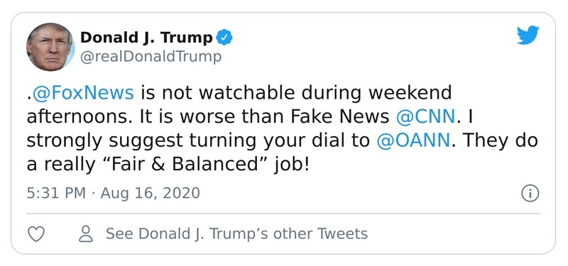 Post preview from Donald Trump