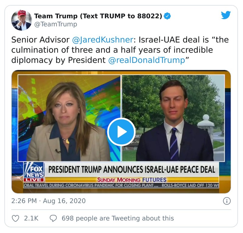 Post preview from Donald Trump