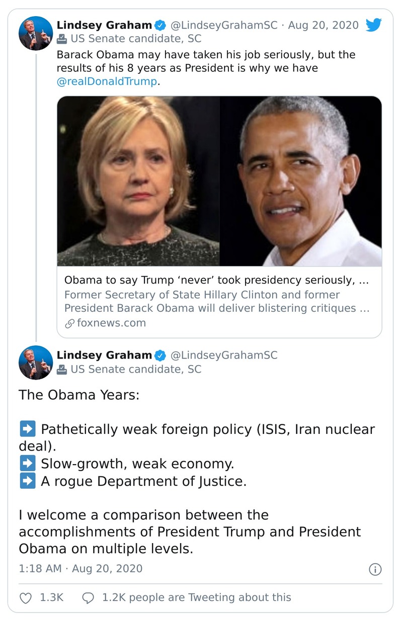 Post preview from Donald Trump