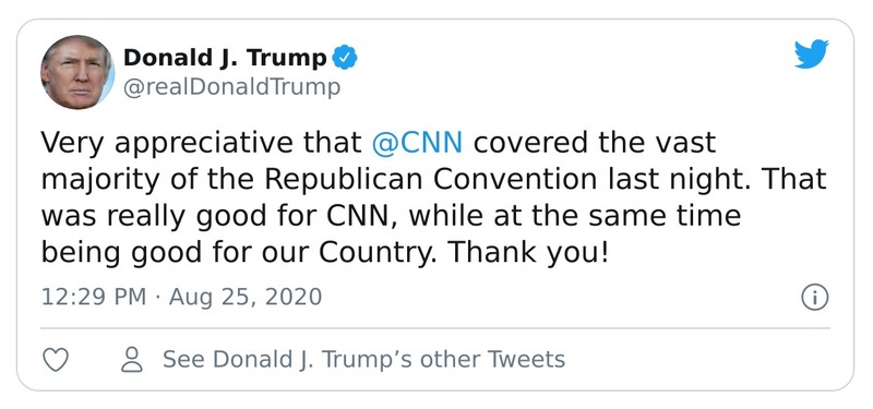 Post preview from Donald Trump