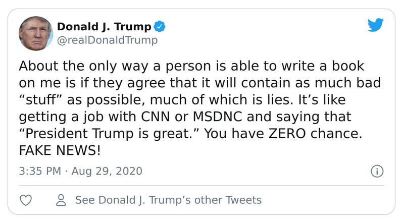 Post preview from Donald Trump