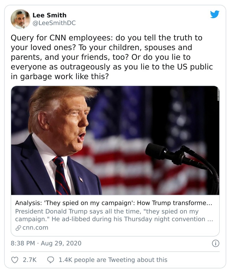 Post preview from Donald Trump