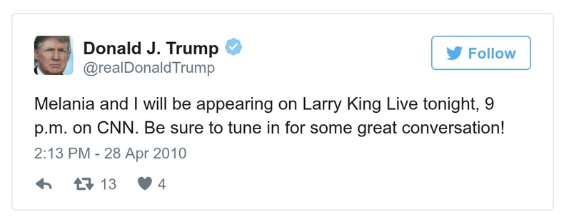 Post preview from Donald Trump