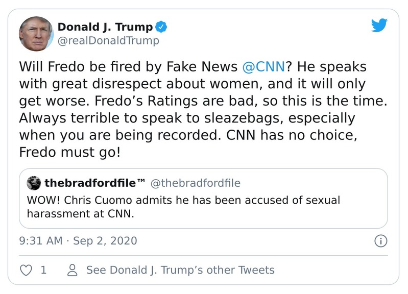 Post preview from Donald Trump