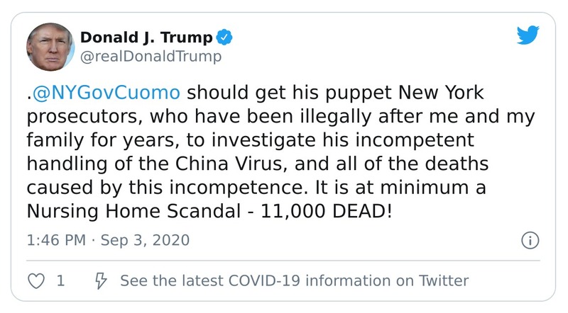 Post preview from Donald Trump