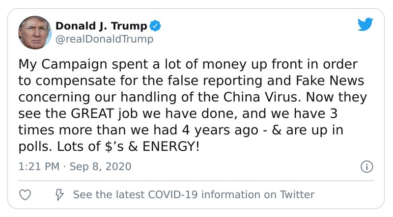 Post preview from Donald Trump