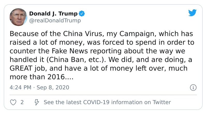 Post preview from Donald Trump