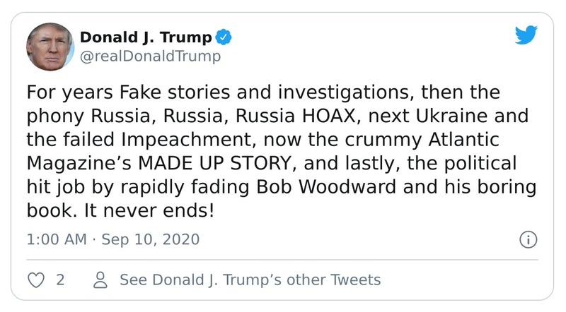 Post preview from Donald Trump