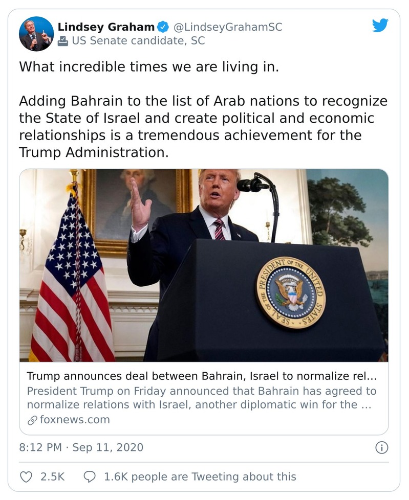 Post preview from Donald Trump