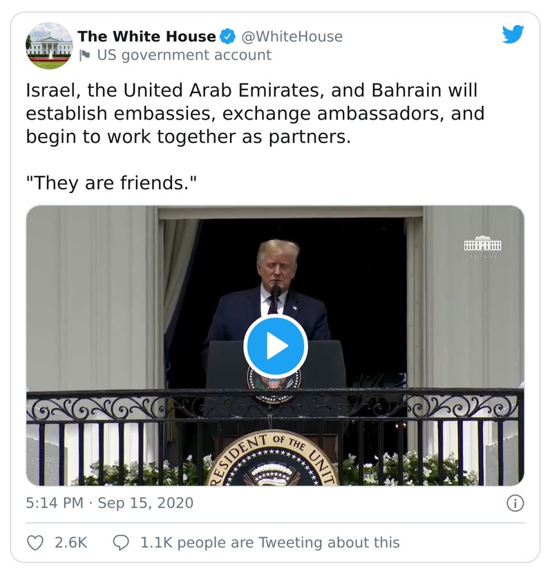 Post preview from Donald Trump