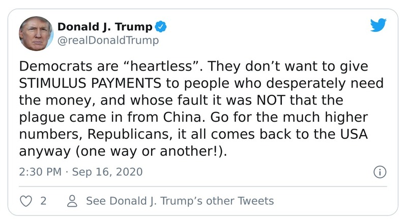 Post preview from Donald Trump