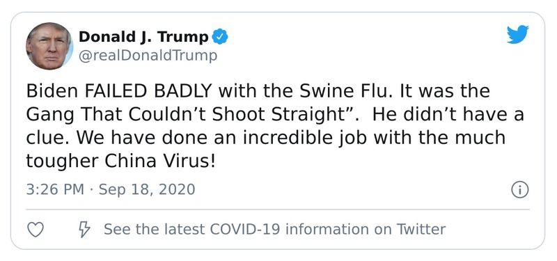 Post preview from Donald Trump