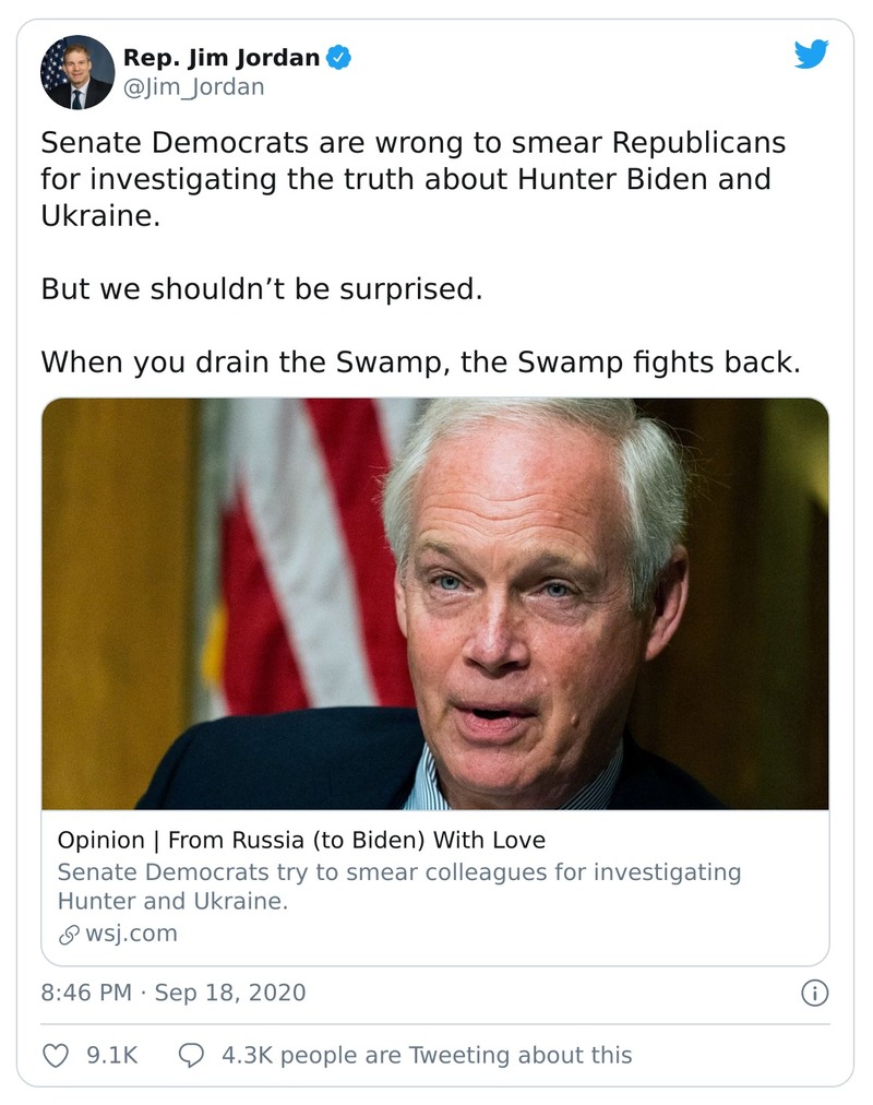 Post preview from Donald Trump