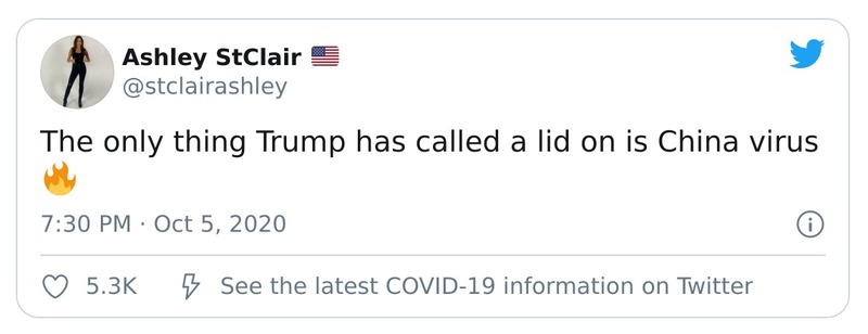 Post preview from Donald Trump